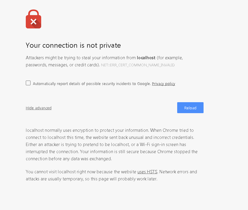 HSTS-Error